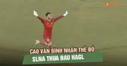 SLNA thua HAGL 0-1 dù chơi lấn lướt, nhận thẻ đỏ phút bù giờ