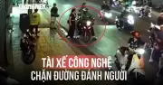 Tài xế công nghệ nghi ghen, chặn đường đánh tình địch giữa phố
