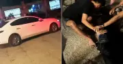 Tài xế ô tô cán qua người đàn ông vì mâu thuẫn ở nhà hàng