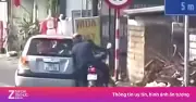 Tài xế ôtô đánh lái chèn ngã xe máy ở Thanh Hóa khai do mâu thuẫn với mẹ