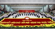 Tiếng chiêng Mường rộn ràng tại Đại hội MTTQ Việt Nam lần thứ 11
