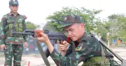 Tân binh Trung đoàn Gia Định tiến bộ vượt bậc sau 2 tháng huấn luyện