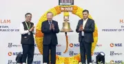 Tổng Bí thư Tô Lâm thăm Sàn giao dịch chứng khoán Ấn Độ, rung chuông khai mạc