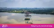 Toàn cảnh công trường cầu Trần Hưng Đạo 16.000 tỷ đồng sau 7 tháng thi công