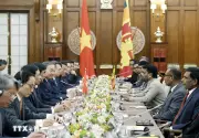 Toàn cảnh hội đàm giữa Tổng Bí thư, Chủ tịch nước Tô Lâm và Tổng thống Sri Lanka