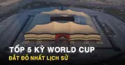 Top 5 kỳ World Cup đầu tư lớn nhất lịch sử: Qatar dẫn đầu với 220 tỉ USD