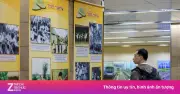 Triển lãm 'Trẻ em thời chiến' tại ga metro TP.HCM thu hút đông người dân