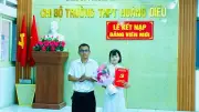 Trường THPT Hoàng Diệu kết nạp Đảng cho 18 học sinh ưu tú năm 2026