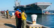 Tàu sân bay USS Gerald R. Ford kết thúc hành trình kéo dài 11 tháng