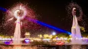 Tuần du lịch Ninh Bình: Flyboard ánh sáng và show thực cảnh 'Anh hùng cờ lau'