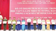Tây Ninh vinh danh 32 tập thể, 106 cá nhân tiêu biểu học tập và làm theo Bác
