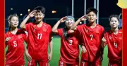 U.17 nữ Việt Nam vào tứ kết châu Á nhờ hai siêu phẩm đá phạt