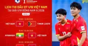 U.19 Việt Nam cùng bảng chủ nhà Indonesia tại giải Đông Nam Á