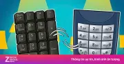 Vì sao hàng số 123 trên bàn phím điện thoại và máy tính lại ngược nhau?