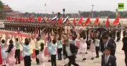Video Chủ tịch Tập Cận Bình chào đón Tổng thống Nga Putin