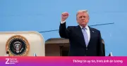 Video ông Trump lên Không lực Một rời Bắc Kinh, chính thức khép lại chuyến công du Trung Quốc