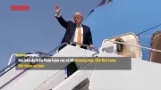 Video Tổng thống Mỹ Donald Trump lên đường thăm chính thức Trung Quốc