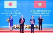 Việt Nam và Nhật Bản ký 6 văn kiện hợp tác quan trọng