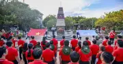 Xúc động lễ chào cờ 'Tôi yêu Tổ quốc tôi' trên tàu Trường Sa 571