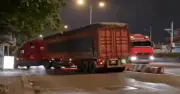 Xe container đi ngược chiều ở TP.HCM bị phạt 5 triệu đồng