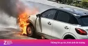 Xe điện Wuling Bingo bốc cháy khi đang đỗ tại Trung Quốc