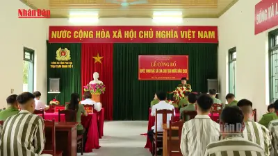 33 phạm nhân tại tỉnh được đặc xá dịp lễ