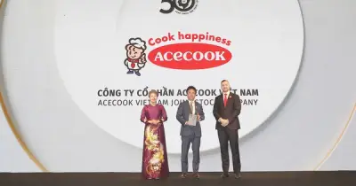Acecook Việt Nam tiếp tục được vinh danh Top 50 Doanh nghiệp Phát triển bền vững