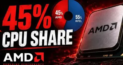 AMD sắp chạm mốc 45% thị phần CPU trên Steam, áp sát Intel hơn bao giờ hết
