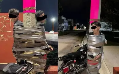 'Batman' Mexico bị truy nã vì tự bắt trộm trói cột đèn