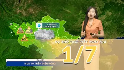 Bắc Bộ mưa lớn diện rộng, nguy cơ lũ quét và sạt lở đất
