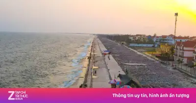 Biển Quất Lâm lột xác thành khu du lịch Giao Ninh, hút khách trở lại