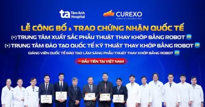 Bệnh viện Tâm Anh đạt 3 chứng nhận quốc tế về robot thay khớp AI