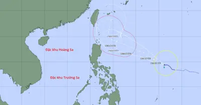 Bão Mekkhala mạnh lên cấp 16, giật trên cấp 17, di chuyển nhanh