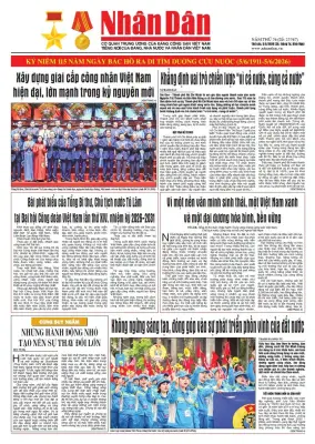 Báo Nhân Dân số 25767: Tin tức nổi bật trong ngày