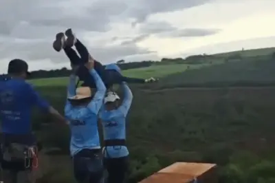 Brazil bắt thêm 3 nghi phạm vụ nữ sinh tử vong khi nhảy bungee
