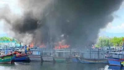 Cháy tàu cá Gia Lai: 16 tàu thiêu rụi, thiệt hại 10 tỷ đồng