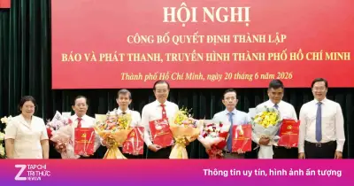 Công bố quyết định thành lập Cơ quan Báo và Phát thanh, Truyền hình TP.HCM