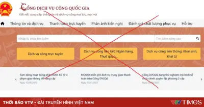 Cảnh báo website giả mạo Cổng Dịch vụ công Quốc gia để lừa đảo