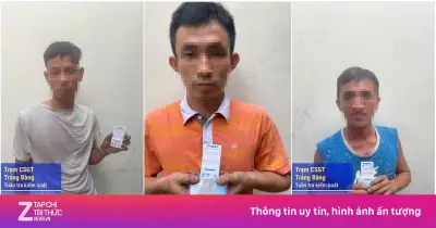 CSGT Tây Ninh phát hiện 3 tài xế container dương tính ma túy tại cửa khẩu Mộc Bài