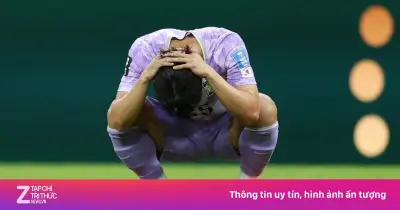 Cầu thủ Hàn Quốc gục ngã sau thất bại trước Mexico tại World Cup 2026