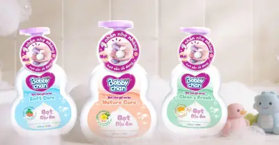 Diana Unicharm ra mắt bọt tắm gội Bobbychan 3 dòng chuyên biệt cho trẻ