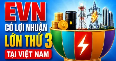 EVN lãi đột biến 55.000 tỷ, vượt Vinhomes, áp sát Viettel