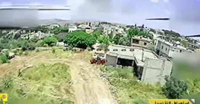 FPV cảm tử Hezbollah tập kích xe chiến đấu Israel ở Nam Lebanon