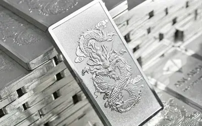 Giá bạc trong nước lao dốc theo đà giảm của thế giới