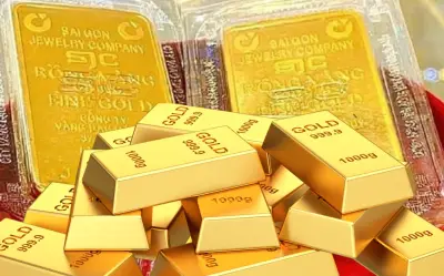 Giá vàng trong nước giảm kỷ lục, SJC mất gần 4 triệu đồng mỗi lượng