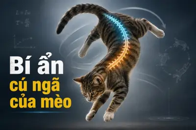 Giải mã bí ẩn 100 năm: Vì sao mèo luôn đáp bằng chân khi rơi?