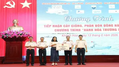 Gần 183.000 cây xanh hỗ trợ chương trình Xanh hóa Trường Sa