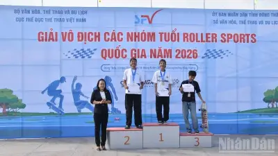 Hơn 190 vận động viên tranh tài tại giải Roller Sports toàn quốc