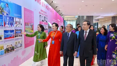 Đại hội đại biểu phụ nữ toàn quốc lần thứ XIII: Chủ tịch Quốc hội Trần Thanh Mẫn dự
