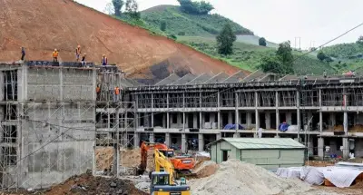 Điện Biên: 5 trường nội trú chậm tiến độ do khó khăn thi công